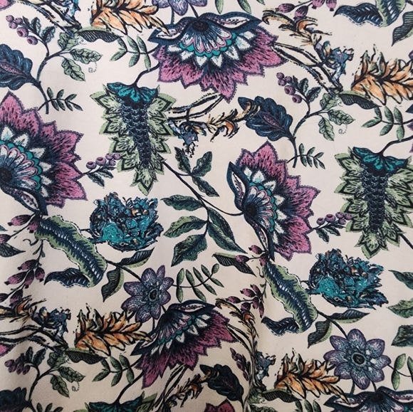 Soft surroundings soft essential supima tee floral print size petite large - Picture 3 of 8